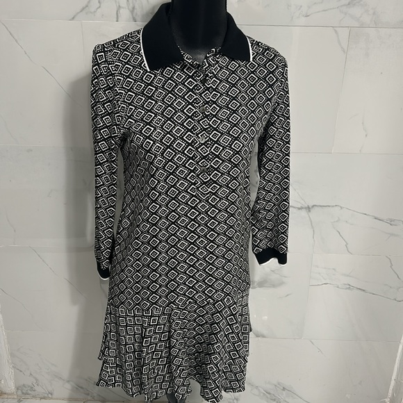 Diane Von Furstenberg Dresses & Skirts - NWT Diane Von Furstenberg Samuel’s Silk Printed Shirtdress Black White Sz 0